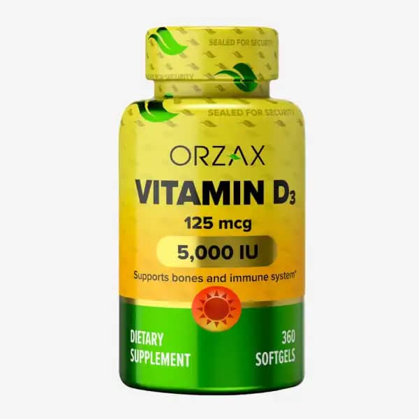 Orzax Vitamin D3 (Витамин Д3) 5000 МЕ