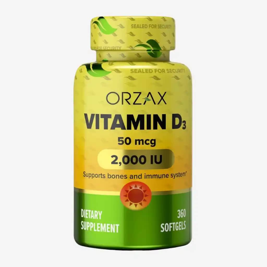 Orzax Vitamin D3 (Витамин Д3) 2000МЕ